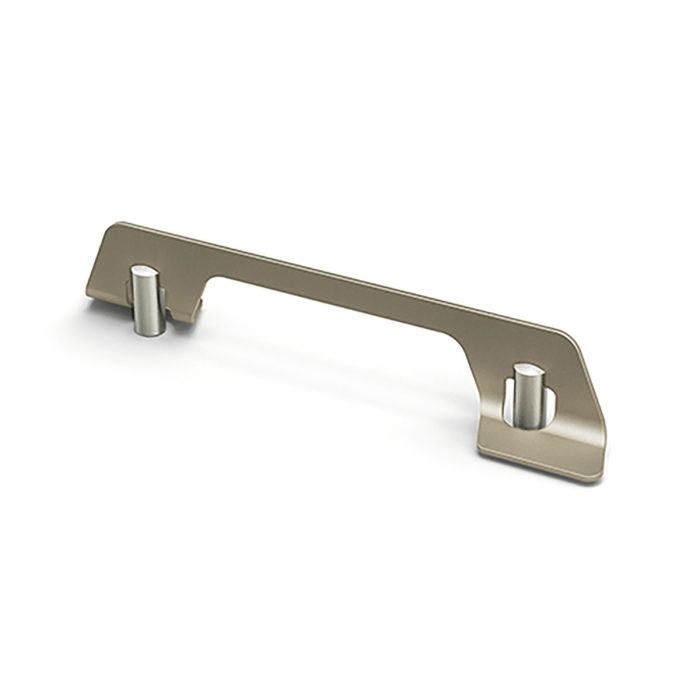 Hettich - Deluxe Cecina Cupboard Handle - Brushed Stainless Steel - Centres 160mm