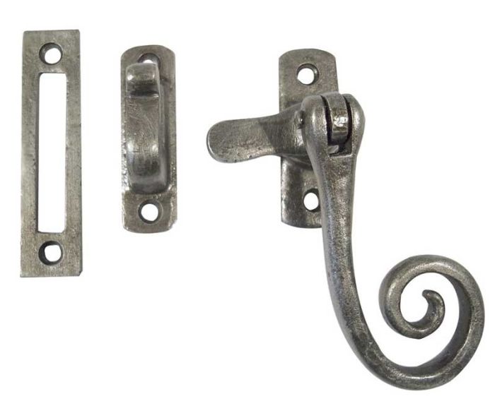 Frelan - Monkeytail Casement Fastener - Antique Pewter