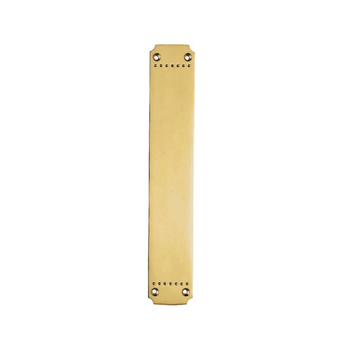 Carlisle Brass - Laurin Finger Plate - Polished Brass