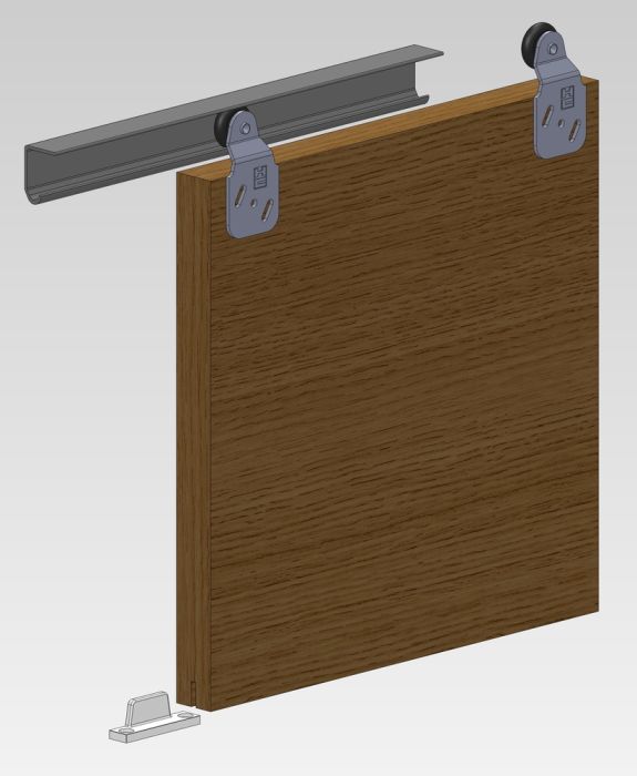 Coburn Twin 60 Wardrobe Sliding Door Gear