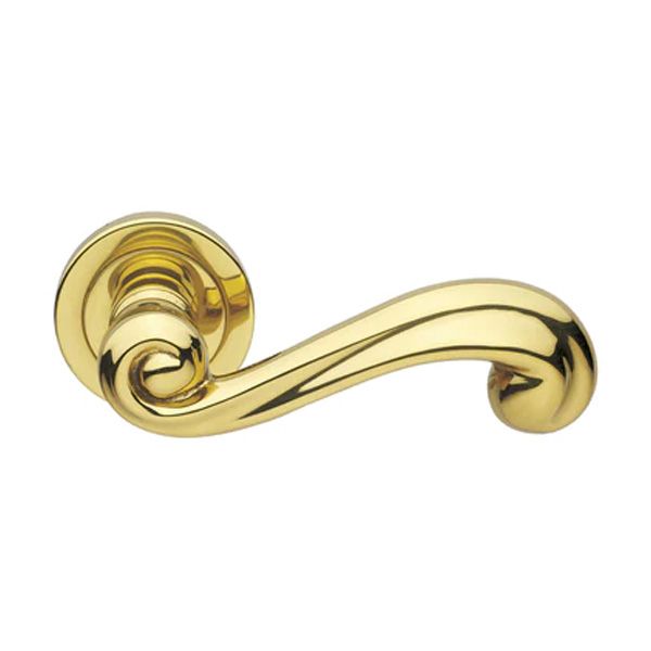 Carlisle Brass Manital Plaza Door Handle on Rose - Pair