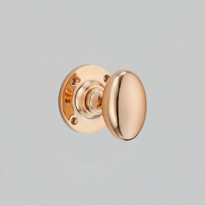 Croft Hardware Oval Rim Door Knob - Pair