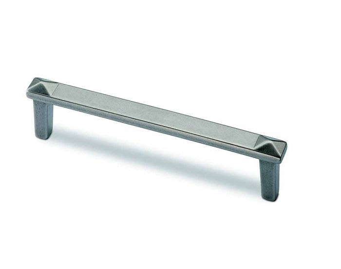 Hettich - Folk Potovio Cupboard Handle - Pewter Effect - Centres 128mm