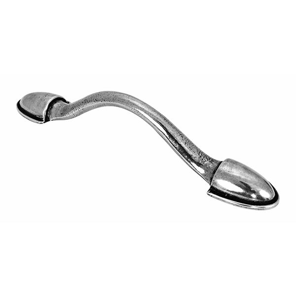 Finesse - Fenton Cupboard Handle - Solid Pewter - Centres 128mm