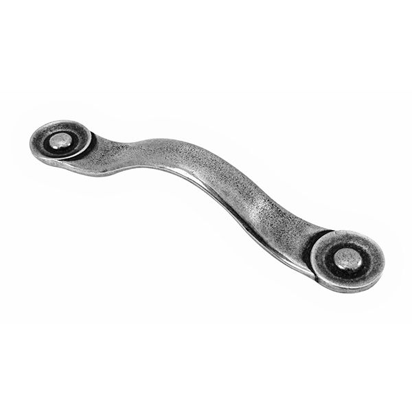 Finesse - Paxton Cupboard Handle - Solid Pewter - Centres 128mm