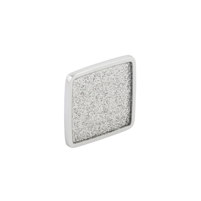 Häfele - Glitter Square Cupboard Knob - Polished Chrome