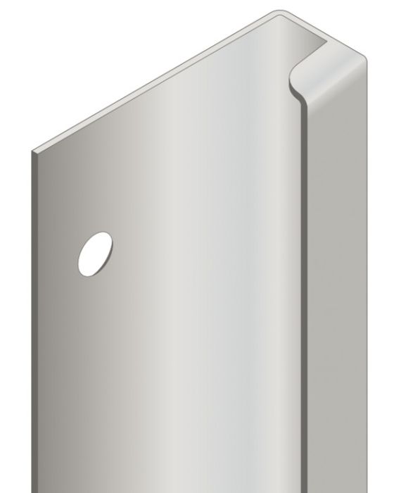 Häfele Gola System 'D' Profile Handle for Vertical Fixing Between Cupboards and Ovens