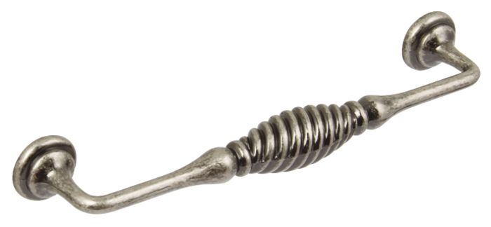 Hafele - Twister Cupboard Handle - Antique Pewter - Centres 160mm
