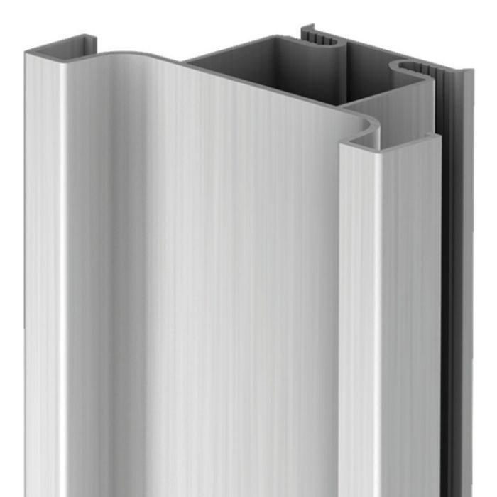 Häfele Gola System 'D' Profile Handle for Vertical Fixing Between Doors 