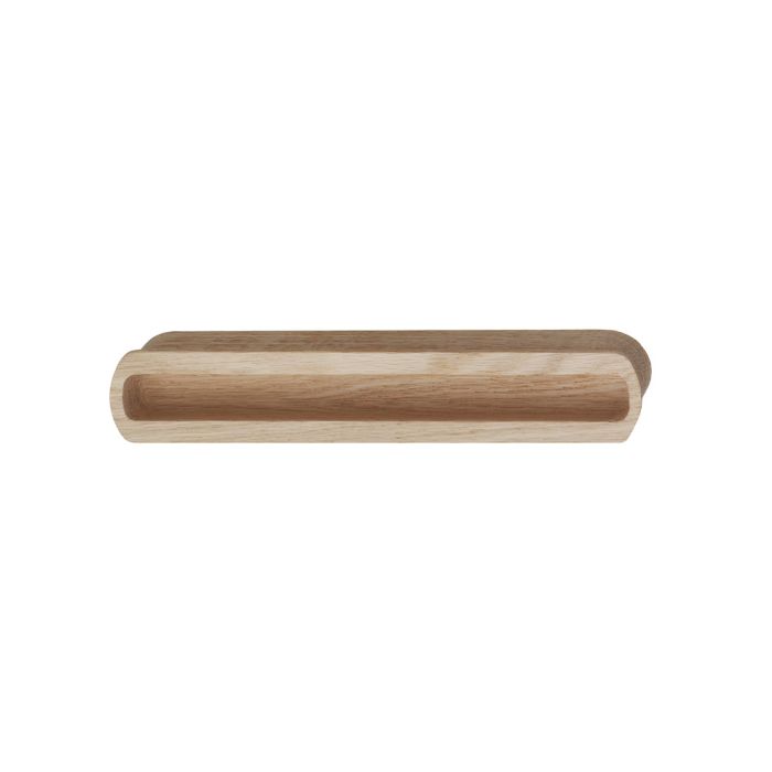 Häfele - Halkin Flush Pull - Unfinished Oak