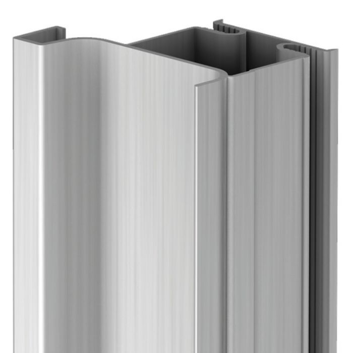 Häfele Gola System 'D' End Profile Handle for Vertical Fixing Between Cupboards and Door