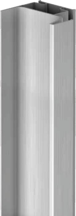 Häfele Gola System 'E' Profile Handle for Vertical Fixing Between Cupboard and Doors