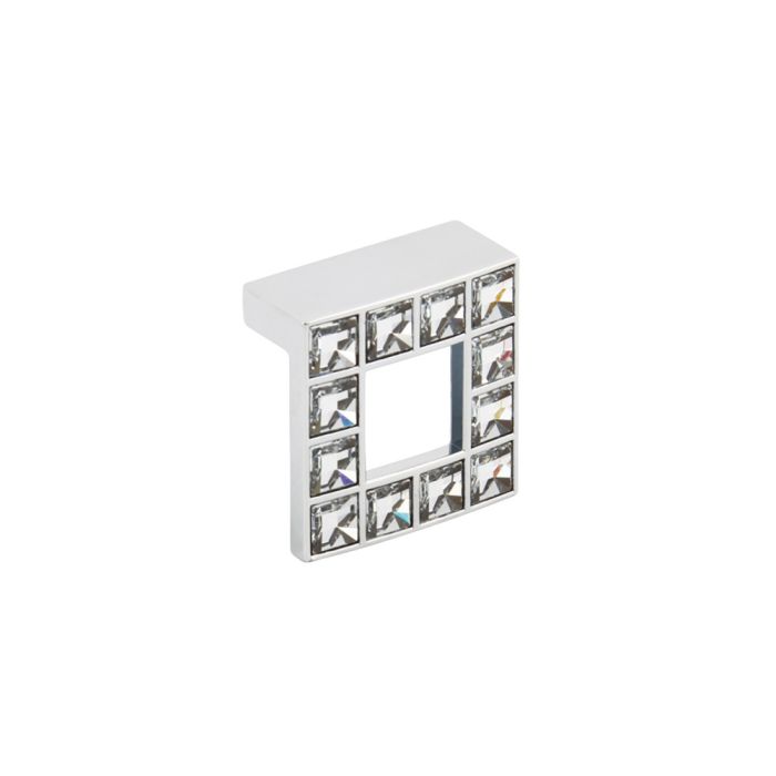 Häfele - Swarovski Large Finger Pull - Polished Chrome