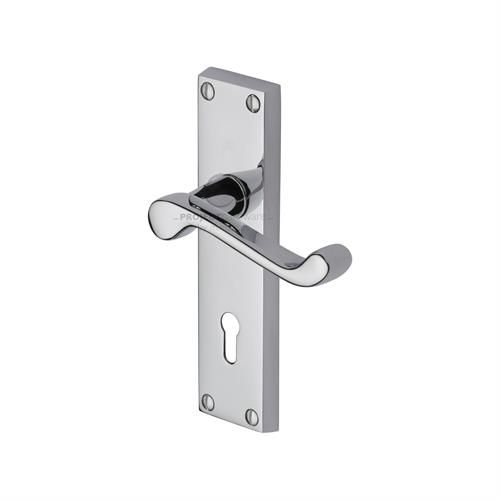 M.Marcus Malvern Door Handle on Backplate - Pair