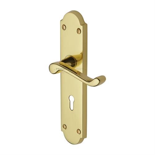 M.Marcus Kensington Door Handle on Backplate - Pair
