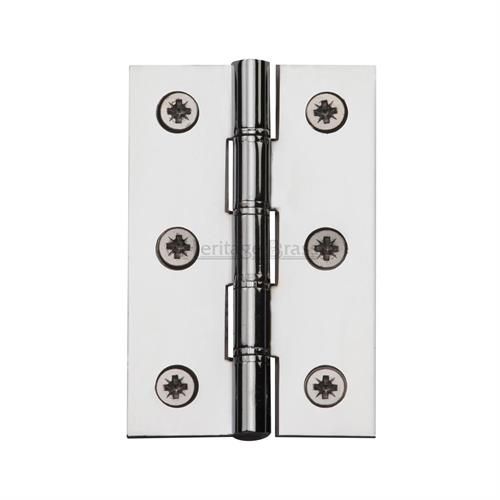 M.Marcus Heritage Brass Solid Brass Hinge with Phosphor Washers - Pair