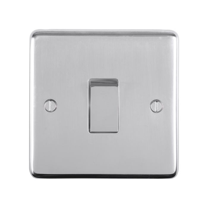 Eurolite - Stainless 20Amp Switch - Polished Stainless Steel