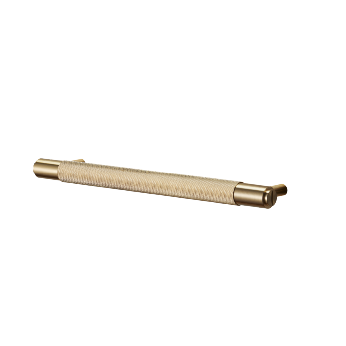 Buster and Punch - Cross Cupboard Handle - Brass - Centres 225mm