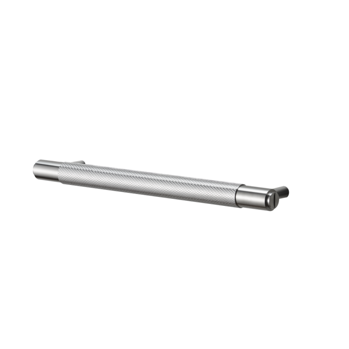 Buster and Punch - Cross Cupboard Handle - Steel - Centres 225mm