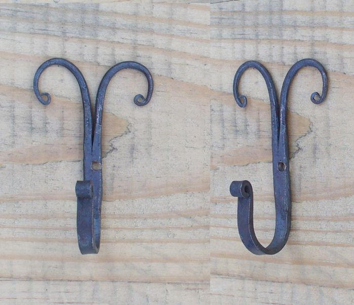 Cottingham - Rams Horn Scroll Coat Hook - Beeswax