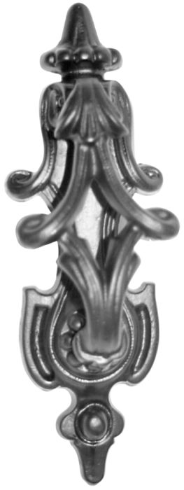 Kirkpatrick Rawnsley Door Knocker - 240mm - Black Antique