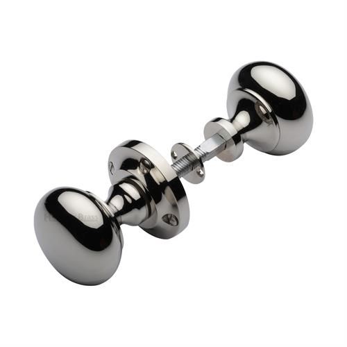 M.Marcus Heritage Brass Victoria Rim Door Knob - Pair