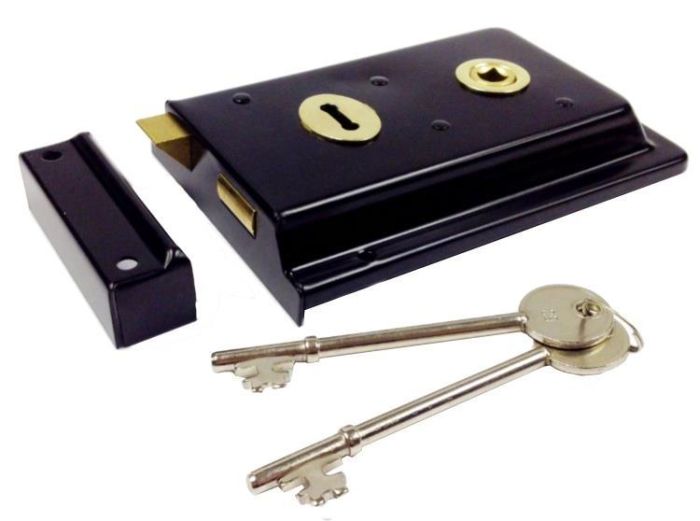 Eurospec Flanged Rim Lock