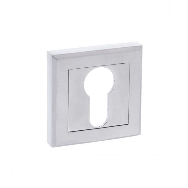 Atlantic Hardware Euro Profile Status Square Escutcheon - Pair