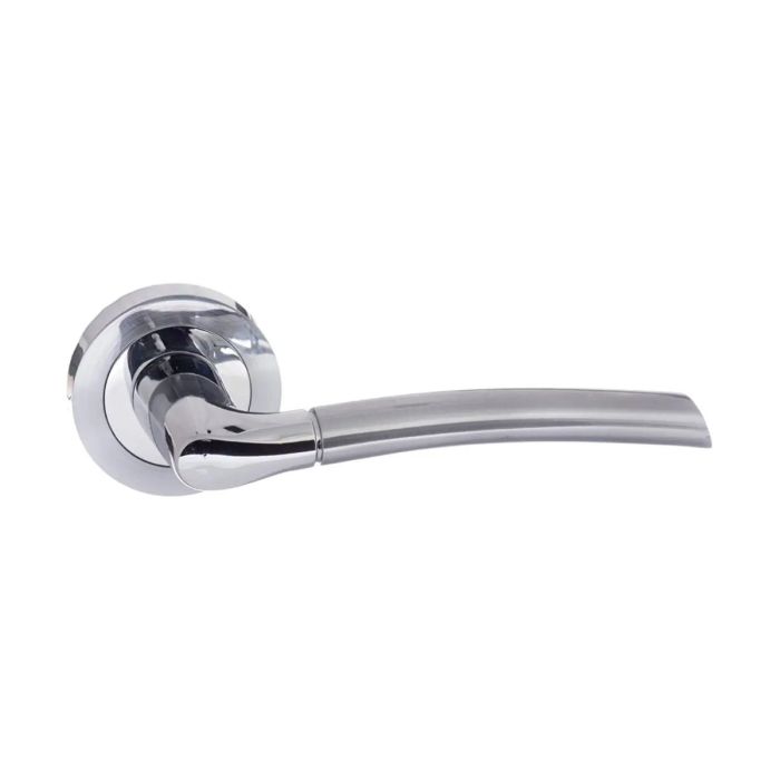 Atlantic Hardware Status Indiana Door Handle on Rose - Pair