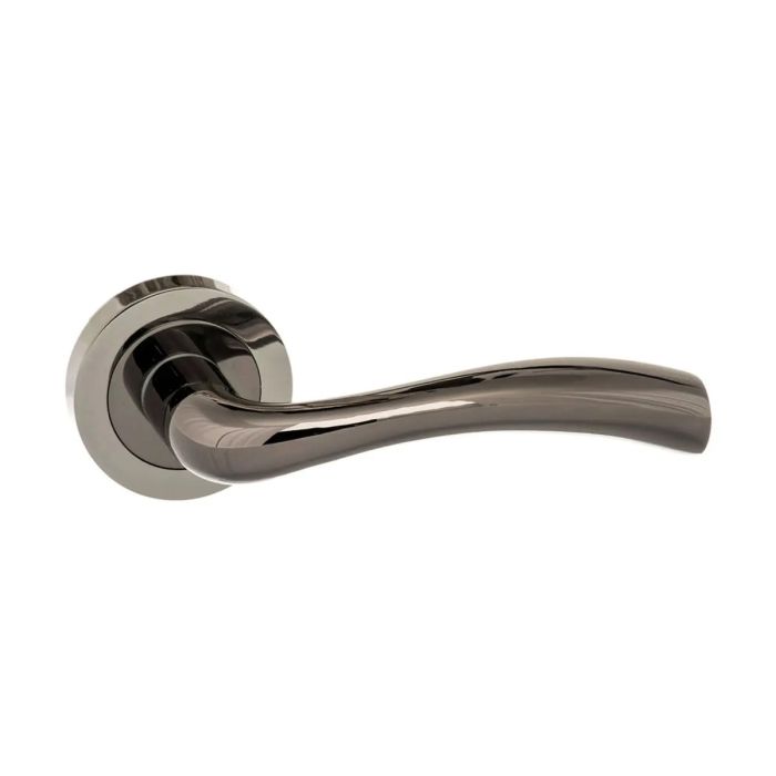 Atlantic Hardware Status Texas Door Handle on Rose - Pair