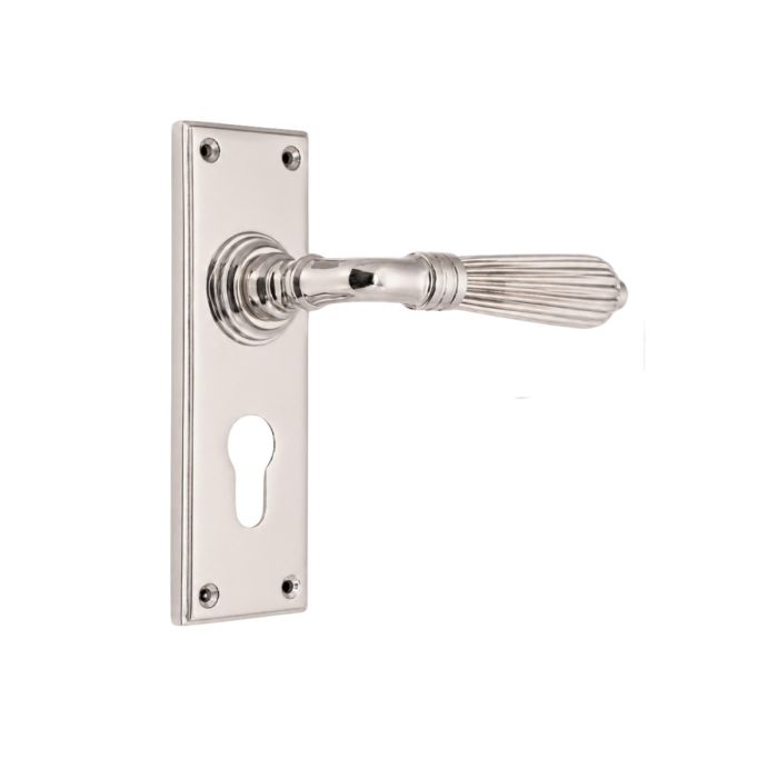 Spira Brass Regency Lever on Backplate Euro