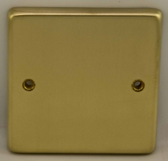Eurolite Satin Brass Blank Plate 