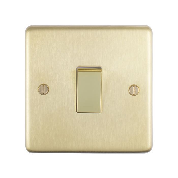 Eurolite - Stainless 20Amp Switch - Satin Brass