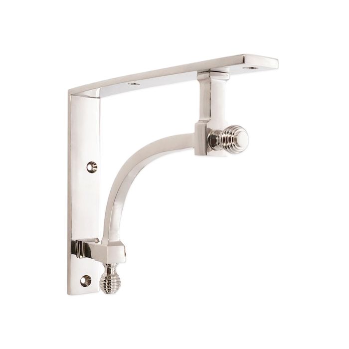 Spira Brass Beehive Large Shelf Bracket
