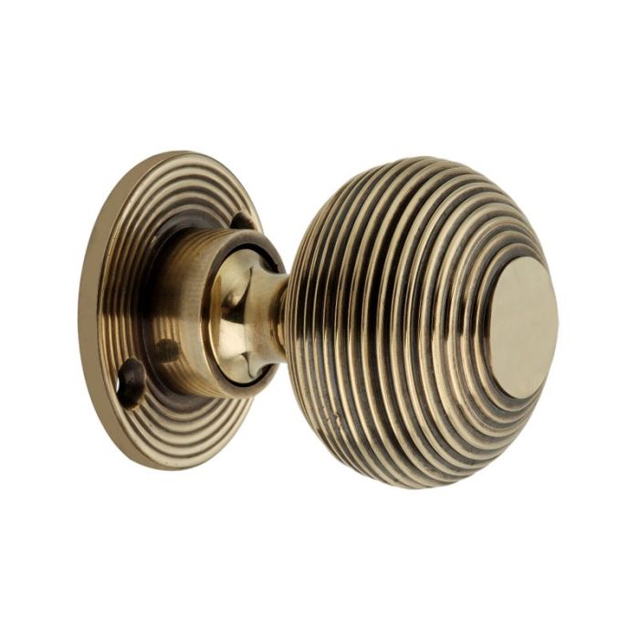 Spira Beehive 50mm Rim/Mortice Door Knob - Pair