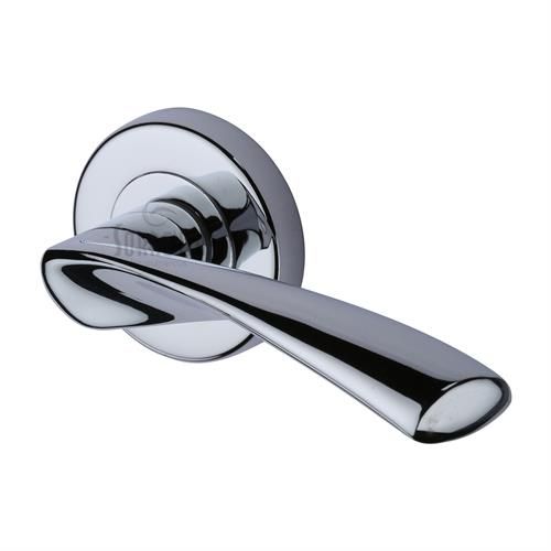 M.Marcus Sorrento Treviso Door Handle on Round Rose - Pair