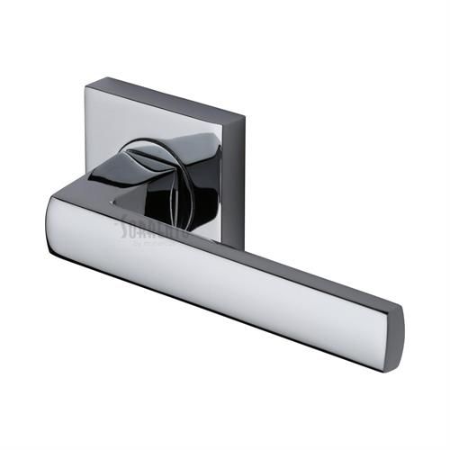 M.Marcus Sorrento Axis Door Handle on Square Rose - Pair