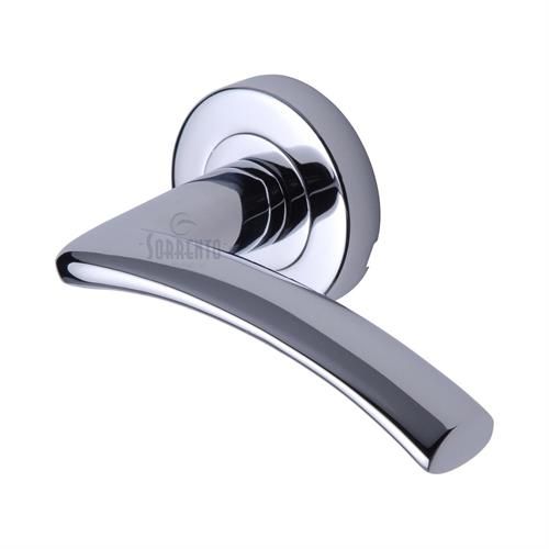 M.Marcus Sorrento Tosca Door Handle on Round Rose - Pair