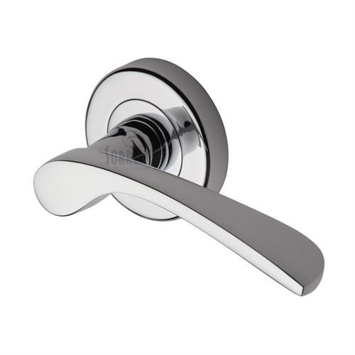M.Marcus Sorrento Arcadia Door Handle on Round Rose - Pair