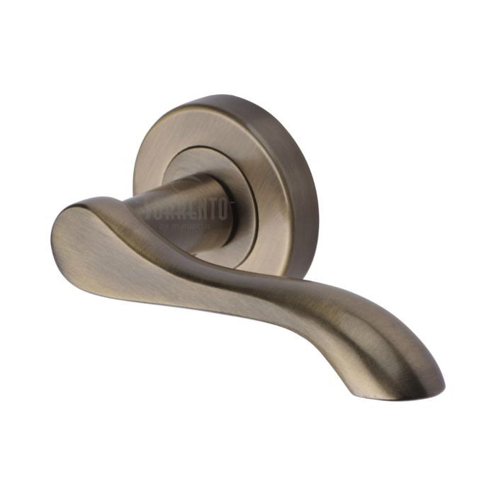M.Marcus Sorrento Aurora Door Handle on Round Rose - Pair
