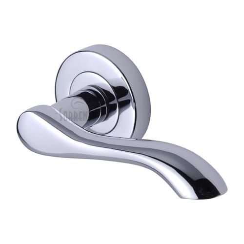 M.Marcus Sorrento Aurora Door Handle on Round Rose - Pair
