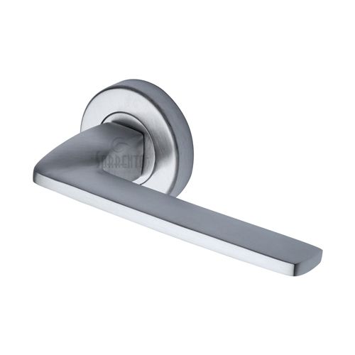M.Marcus Sorrento Diffuse Door Handle on Round Rose - Pair