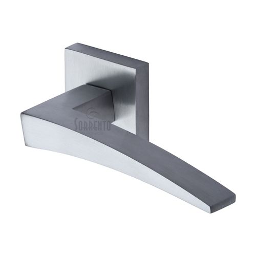 M.Marcus Sorrento Valiant Door Handle on Square Rose - Pair