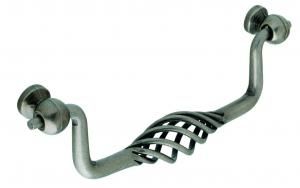 Second Nature - Wolsingham Drop Handle - Cast Iron - Centres 128mm