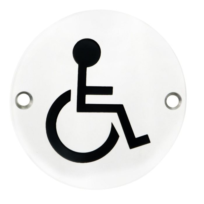 Eurospec Disabled Symbol Door Sign