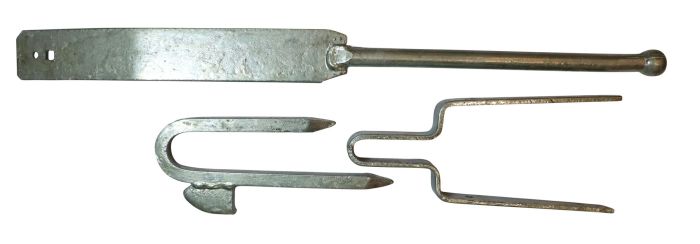 Timco - Spring Gate Fastener Set - Galvanised - 310mm