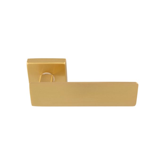 Carlisle Brass Manital Spring Door Handle on Square Rose - Pair