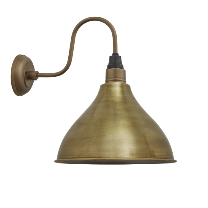 Industville 12 Inch Swan Neck Cone Light