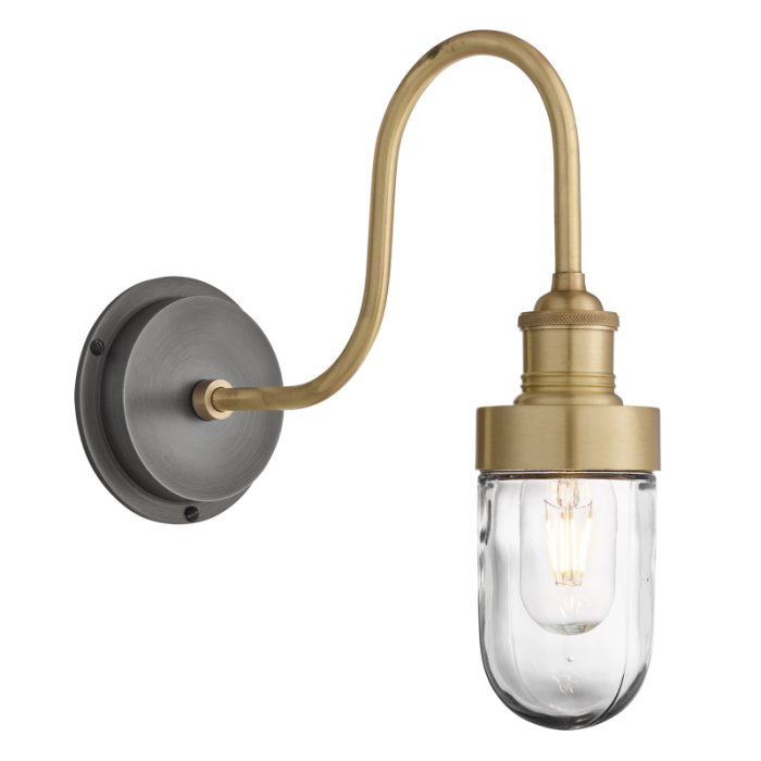 Industville Swan Neck Outdoor & Bathroom Wall Light