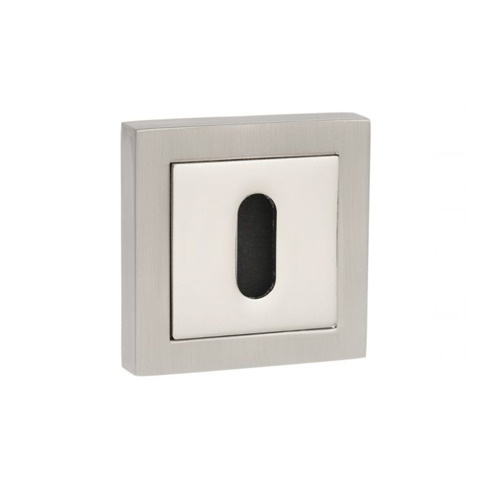 Atlantic Hardware Standard Profile Senza Pari Square Escutcheon - Pair